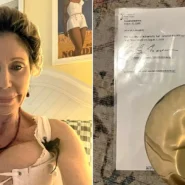 Wrestling's 'First Lady' Missy Hyatt sold her old breast implant to a fan for £1,500 after a week of bidding