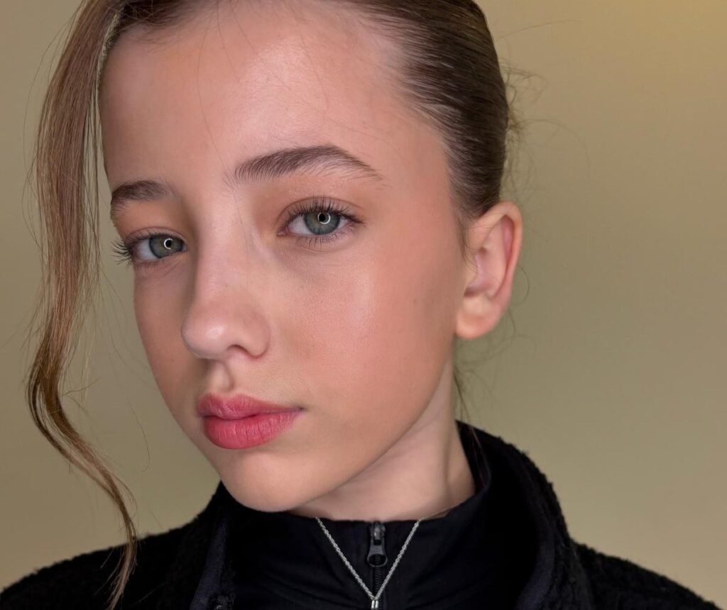 Sienna Sorby, 14, tried adult anti-ageing skincare at a sleepover because the packaging looked cute