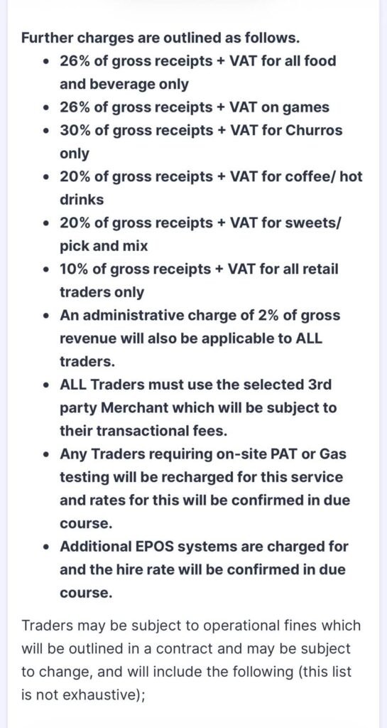 Coffee shop owner Anthony Grice was quoted £11,840 for a four-week Liverpool Christmas market pitch