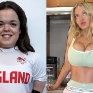 Team GB powerlifter Lottie McGuinness benched 112kg and posted the clip in response to Sydney Sweeney's Novig ad
