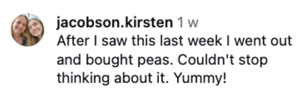 Social media comment on the post