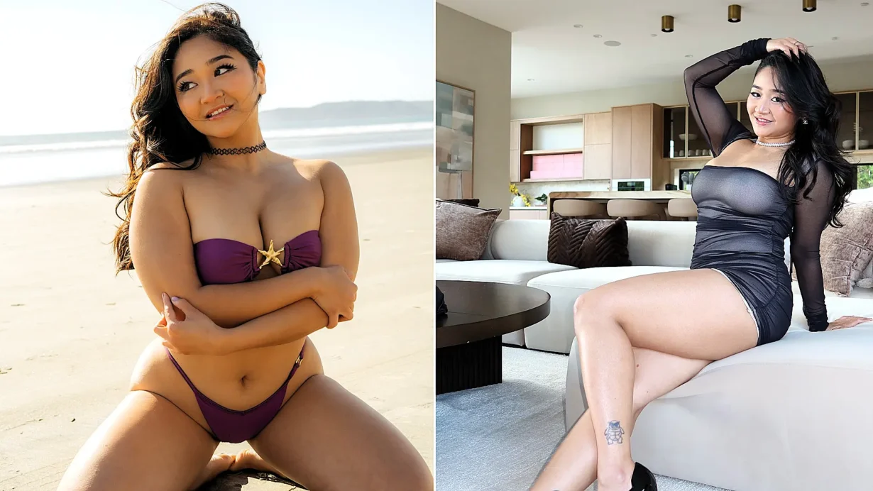 OnlyFans model Jasmine Teaa posing for a photo