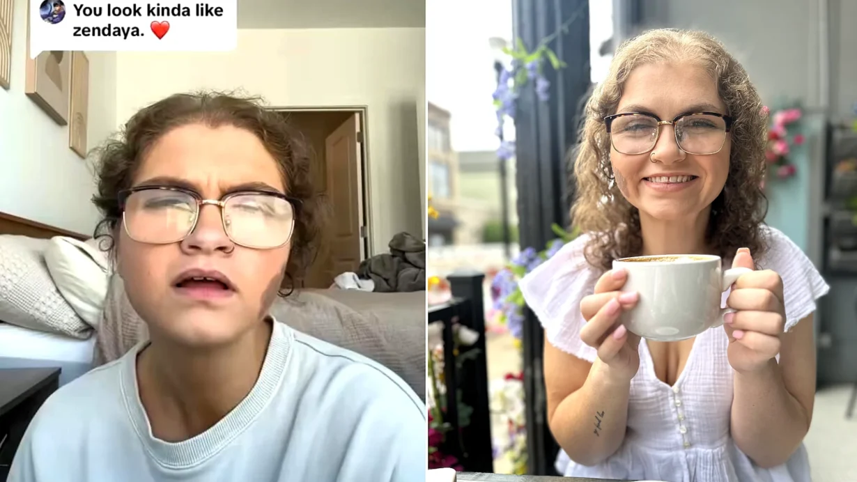The internet has dubbed property manager Paige McKillip Zendaya's secret twin