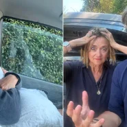 Christabel Bradley, 62, and husband Jonathan, 63, slept upright in their camper van after a breakdown
