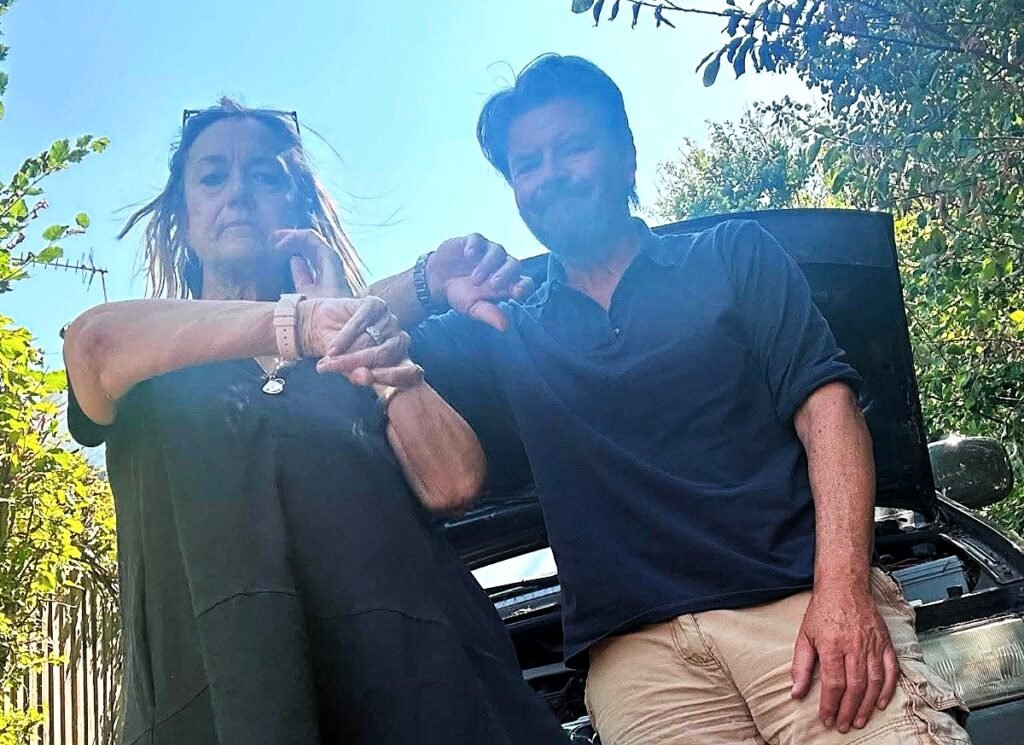 Christabel Bradley, 62, and husband Jonathan, 63, slept upright in their camper van after a breakdown