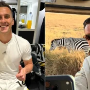 Arkadiusz Milik overtook on a zebra crossing in front of police