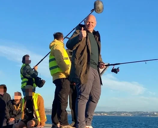 Tom Kerridge filmed fishing on Brixham’s pedestrian-only breakwater after a van drove onto it - locals were furious, and he reportedly didn’t catch a thing.