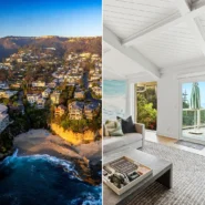 Diane Keaton’s final renovation, a black-and-white Laguna Beach home perched above Table Rock Beach, is on the market for $10.3m. See inside her ocean retreat.