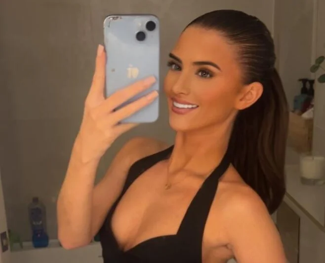 Drug mule Ellie Crampsie, 23, caught smuggling £150,000 cannabis, enjoys luxury spa day after early release from jail with tag and curfew.