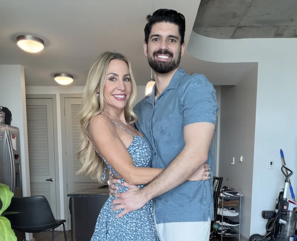 51-year-old salon owner defends relationship with 20-year-younger boyfriend from Netflix show, insisting he struggles to keep up with her in bed and kids could still happen.