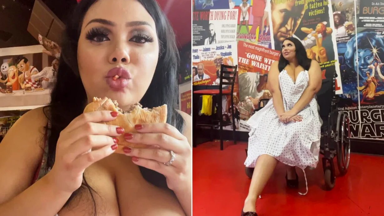 Model weighing 380lbs ate free at Heart Attack Grill in Vegas, saving thousands yearly on 3,000-calorie meals before restaurant closure in 2026.