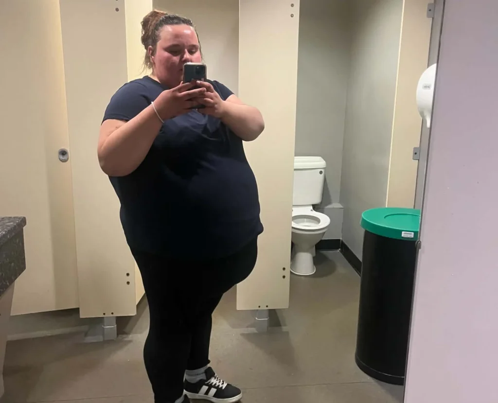 Woman rejected for NHS Mounjaro due to high BMI paid privately instead, lost half her body weight and found love in a weight-loss drug support group.