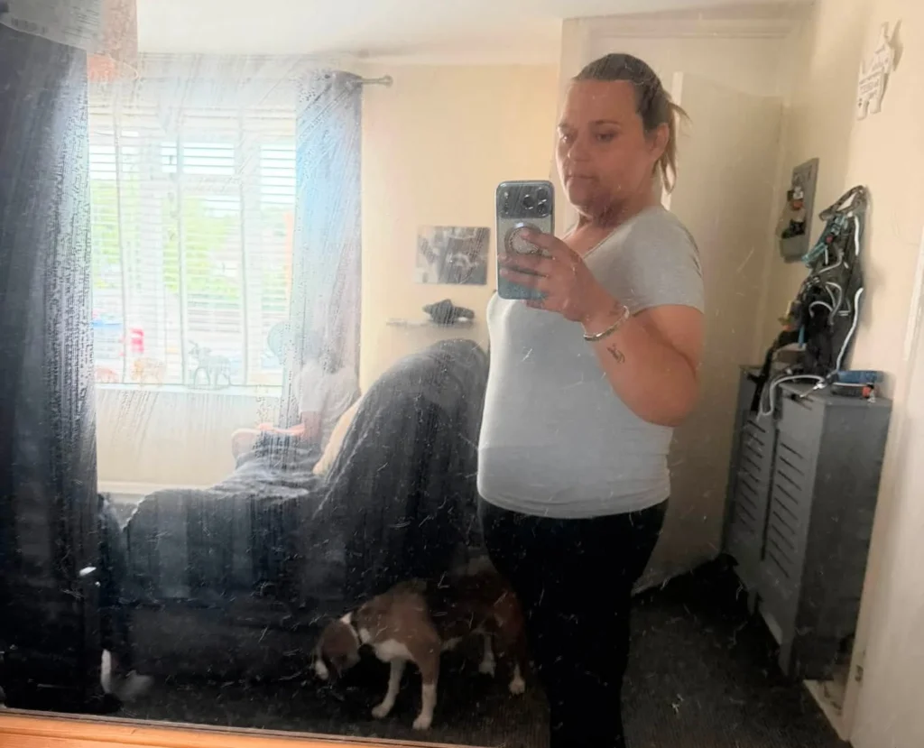 Woman rejected for NHS Mounjaro due to high BMI paid privately instead, lost half her body weight and found love in a weight-loss drug support group.