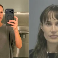 Netflix star Vannessa Papa in casual photo alongside mugshot following drunk driving arrest.