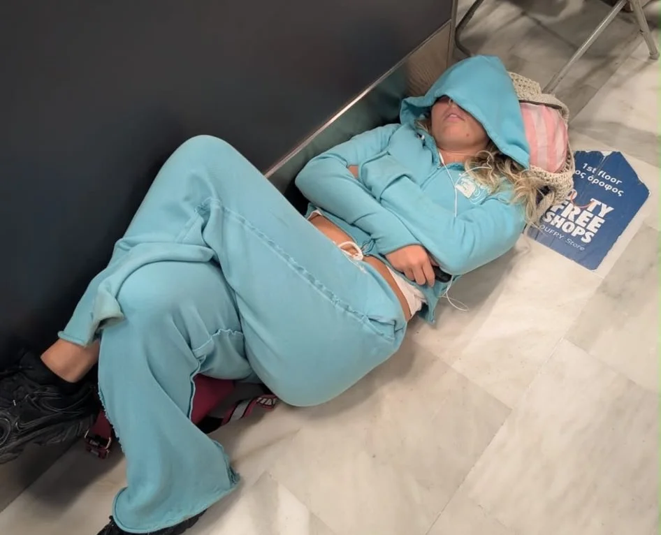 Young woman with narcolepsy reveals how she falls asleep anywhere - on dates, at work, even during exams - despite facing accusations of laziness and disbelief.