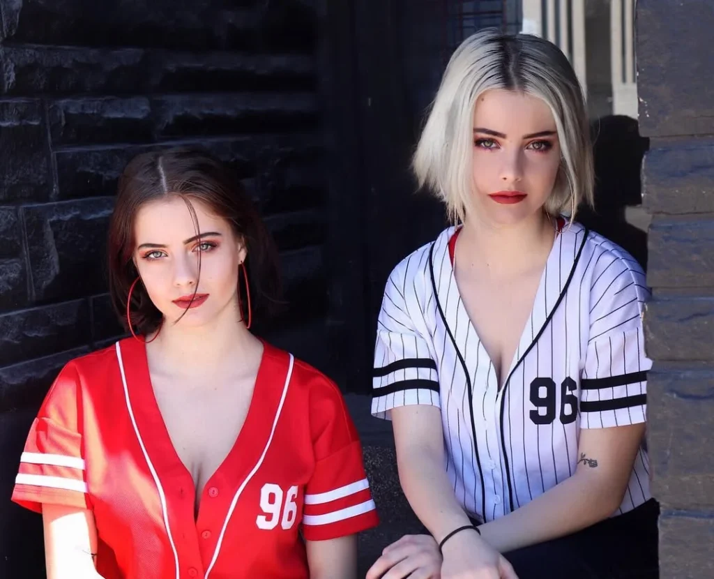 Identical twins Lauren and Julia Burch strip online together but refuse to kiss, claiming their content strengthens marriages. The 25-year-olds have 4m combined Instagram followers.